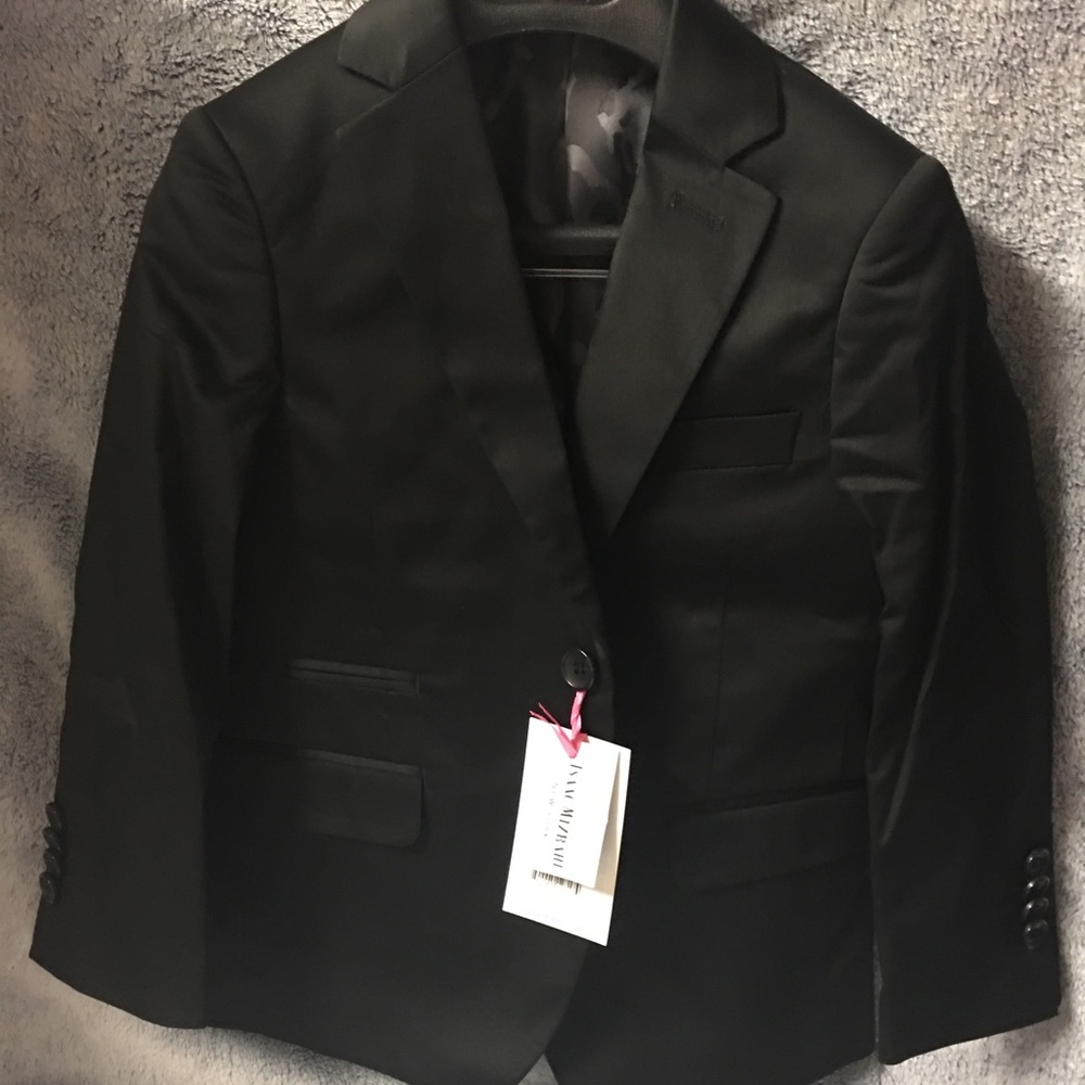 New Isaac Mizrahi Notch Collar Solid Blazer